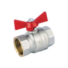 Water-Ball-Valve-with-Butterfly-Handle-PN-40-F-F