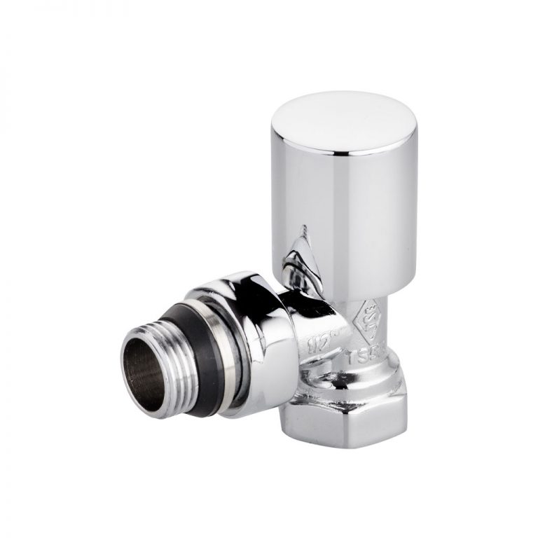 Chrome Angle Radiator Valve Sealed Type Valve, Flex Hose, PPR Pipe